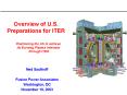 Overview of U'S' Preparations for ITER