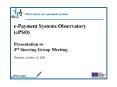 Observatory on epayment systems
