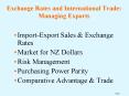 Exchange Rates and International Trade: Managing Exports