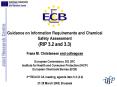 Guidance on Information Requirements and Chemical Safety Assessment RIP 3'2 and 3'3 Frans M' Christe
