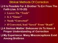 Biblical Methods Of Correction