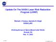 Update On The NASA Laser Risk Reduction Program LRRP