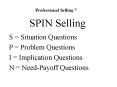 SPIN Selling