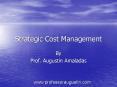 Strategic Cost Management
