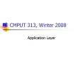 CMPUT 313, Winter 2008