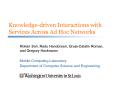 Knowledgedriven Interactions with Services Across Ad Hoc Networks