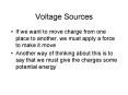 Voltage Sources
