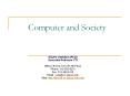 Computer and Society