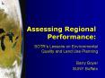 Assessing Regional Performance: