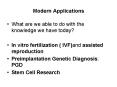 Modern Applications
