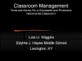 Classroom Management Tools and Advice For a Successful and Productive Instrumental Classroom
