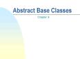 Abstract Base Classes