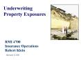 Underwriting Property Exposures