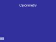 Calorimetry
