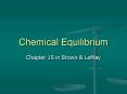 Chemical Equilibrium