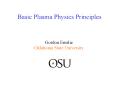 Basic Plasma Physics Principles