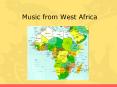 Music from West Africa