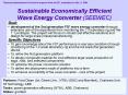 Sustainable Economically Efficient Wave Energy Converter SEEWEC