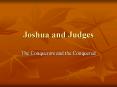 Joshua and Judges