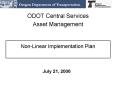 NonLinear Implementation Plan