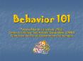 Behavior 101 Florida Atlantic University FAU Center for Autism and Related Disabilities CARD Funded