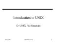 Introduction to UNIX