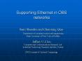 Supporting Ethernet in OBS networks