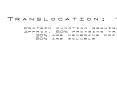 Translocation: transmembrane protein transport