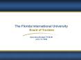 The Florida International University Board of Trustees