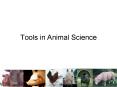 Tools in Animal Science