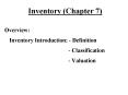 Inventory Chapter 7