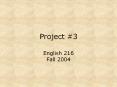 Project