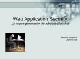 Web Application Security La nueva generacion de ataques blackhat