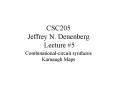 CSC205 Jeffrey N' Denenberg Lecture