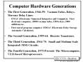 Computer Hardware Generations