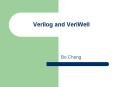 Verilog and VeriWell