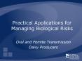 Practical Applications for Managing Biological Risks