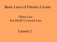 Basic Laws of Electric Cicuits