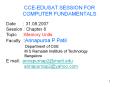 CCEEDUSAT SESSION FOR COMPUTER FUNDAMENTALS