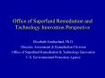 Office of Superfund Remediation and Technology Innovation Perspective