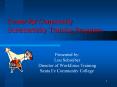 Center for Community Sustainability Training Programs