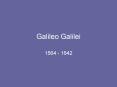 Galileo Galilei