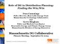 Role of DG in Distribution Planning: Finding the WinWin Fran Cummings Policy Director, Renewable Ene