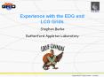 Experience with the EDG and LCG Grids