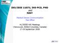 ISOIEEE 11073, IHEPCD, PHD and NIST Medical Device Communication Test Effort HL7IEEE WG Meetings Van