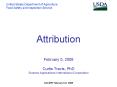 Attribution