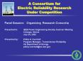 Panel Session: Organizing Research Consortia