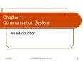 Chapter 1: Communication System