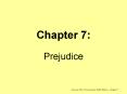 Chapter 7: Prejudice