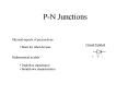 PN Junctions